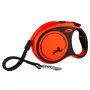 FLEXI XTREME L 8 m atitraukiamas šuns pavadėlis su juosta – iki 55 kg, oranžinė