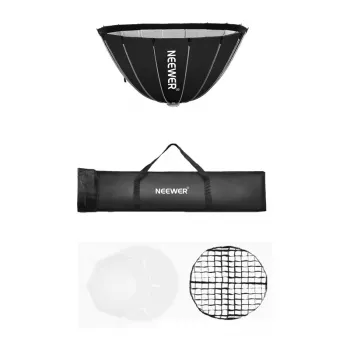 NEEWER SF120Q 120W Bi-Color LED Video Light with Bowens Mount, 2700K-6500K, CRI≥97, App Control