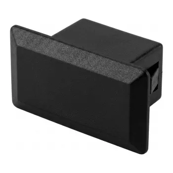 EFB Elektronik plastikinis aklinis kištukas, juodas, SC Duplex/LC Quad/ST Duplex angoms, pakuotė po 100 vnt.