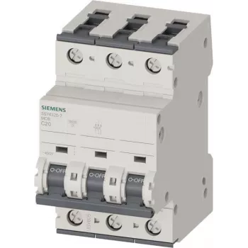 Siemens 5SY4320-7 Miniatiūrinis automatinis jungiklis 20 A 3 polių C