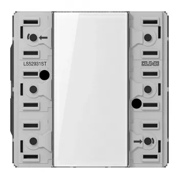 JUNG LS 52931 ST KNX mygtukų jutiklio modulis universalus, 3-jų grupių, F50, LS serija, Studio White