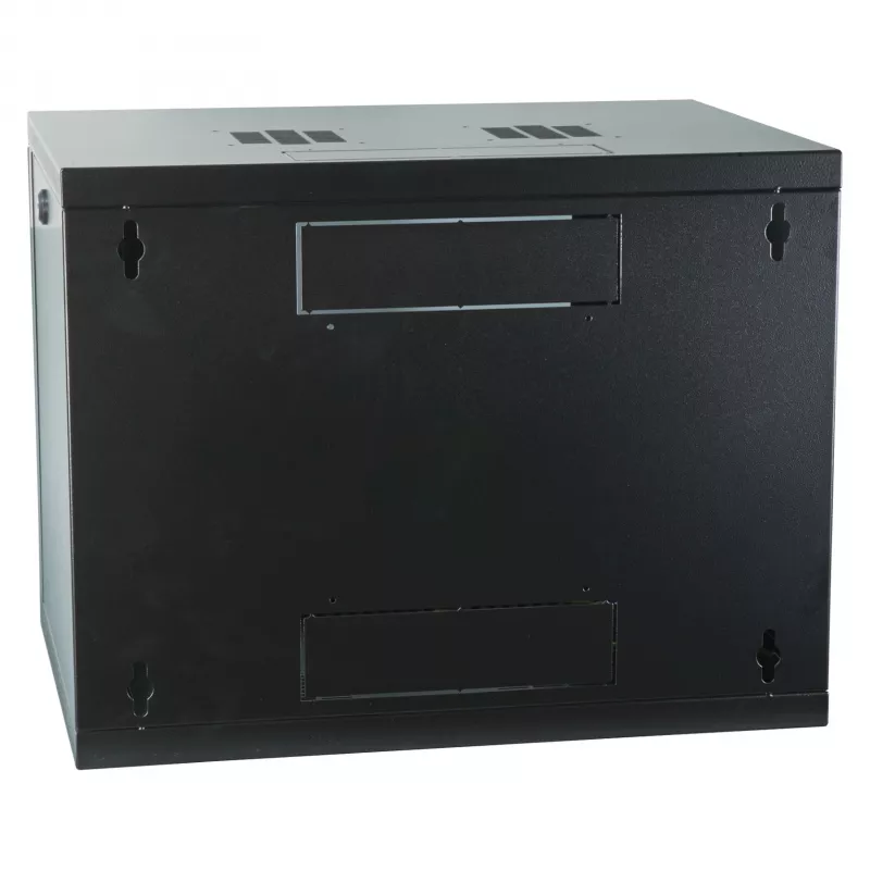 EFB-ELEKTRONIK 19 inch Sieninis spintos korpusas 9U, fiksuotas, vientisas, RAL 9005, gylis 450 mm (691709VTS.45)