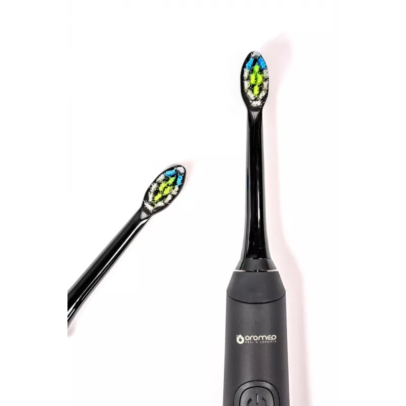 oromed Oro-Sonic Professional Black dantų šepetėlis