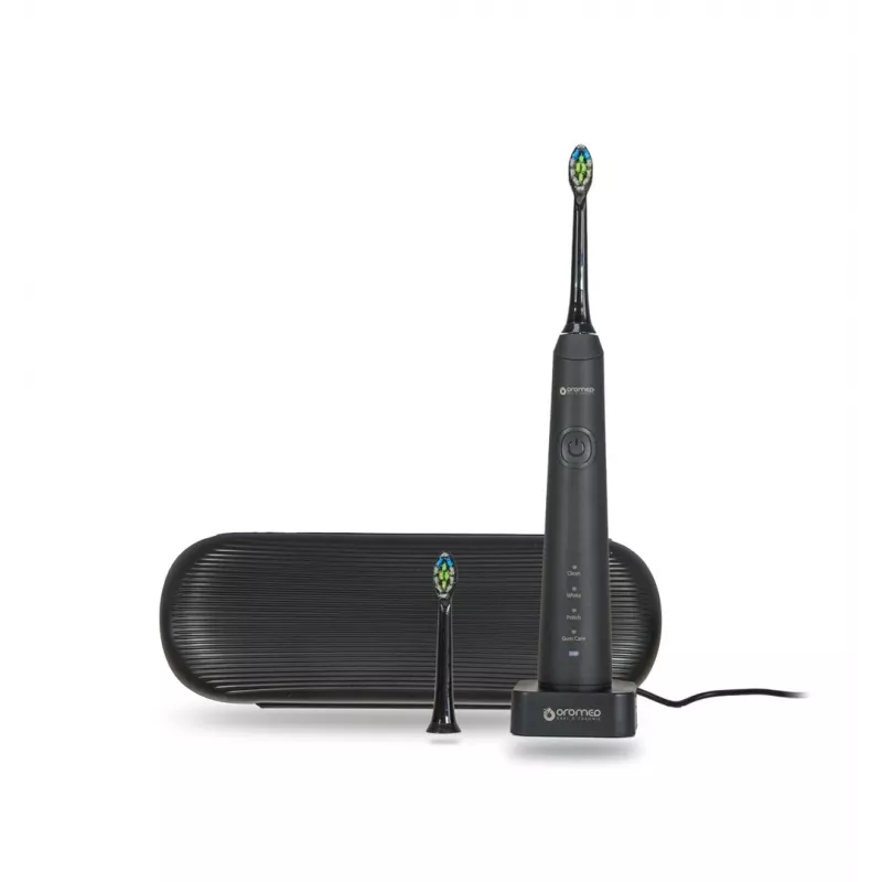 oromed Oro-Sonic Professional Black dantų šepetėlis