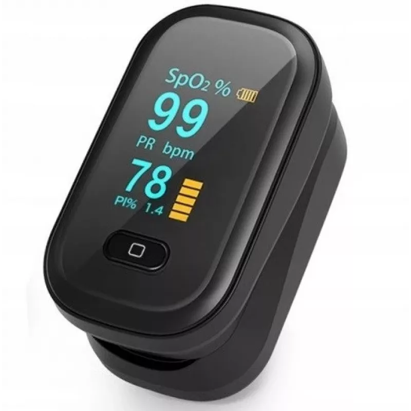 Oromed PULS ORO-OXIMETER BLACK Pulse Oximeter – piršto gnybtinis pulsoksimetras su spalvotu OLED ekranu