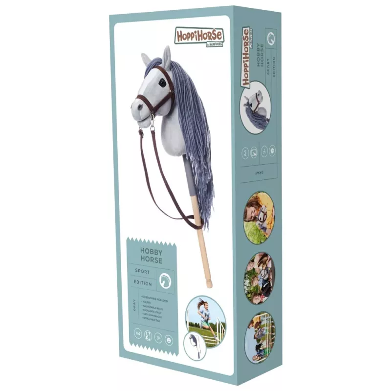 TOOTINY HOPPIHORSE Hobby Horse A4 Gray