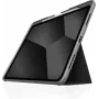 STM Dux Plus Folio, skirta iPad Pro 11 colių / iPad Air 4/5 kartos, juoda/skaidri