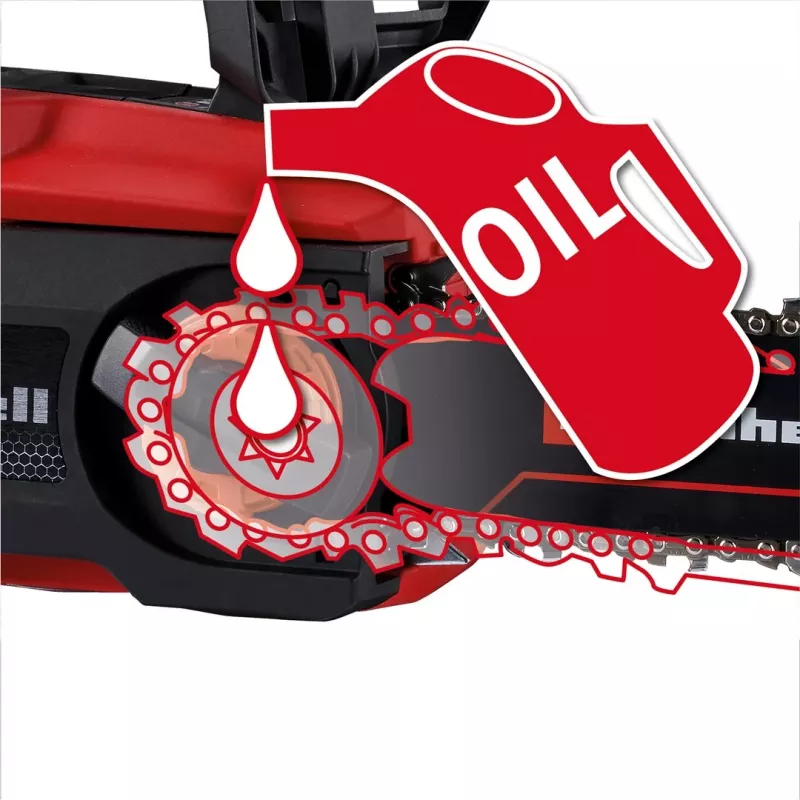 Einhell GE-LC 18/25 Li BL-Solo belaidis pjūklas su bešepetėliu varikliu, 250 mm padanga, minkšta rankena, Power X-Change (4600070)