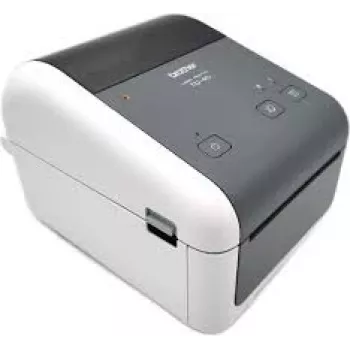 Brother TD-4215D tiesioginio terminio spausdinimo etikečių spausdintuvas, 203 dpi, 4 colių, USB / Serial, juodas/pilkas