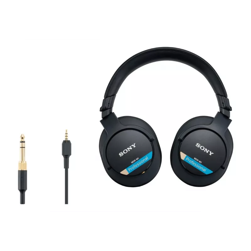 „Sony MDR-M1“ uždaros studijinės ausinės – juodos