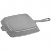 ZWILLING Staub Ketaus kvadratinė grilio keptuvė 26 cm Graphite Grey
