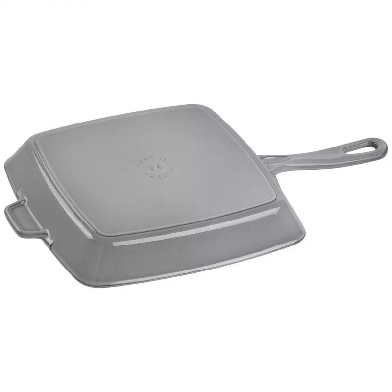 ZWILLING Staub Ketaus kvadratinė grilio keptuvė 26 cm Graphite Grey