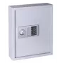 OLYMPIA GOsafe 50B raktų seifas su elektroniniu kodu, 50 kabliukų, pilkas, montuojamas ant sienos, tvirtas plienas