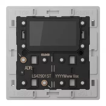 JUNG LS 429 D 1ST KNX kambario valdiklio modulis F40 Secure serija, Alpių balta