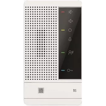 TechniSat TCS Audio Indoor Station ISWM7000-0140 (Polar White, Surface-Mounted, Hands-Free, 4 Buttons)