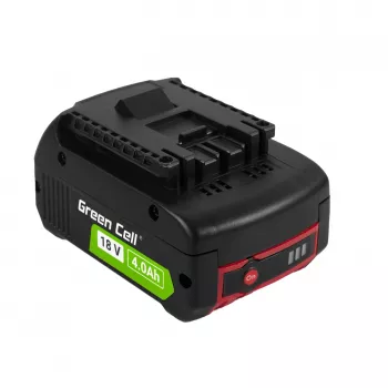 Green Cell PTBO18V4 belaidžio įrankio akumuliatorius 18V 4Ah Li-Ion, skirtas Bosch elektriniams įrankiams, pakaitalas GBA1600Z00038