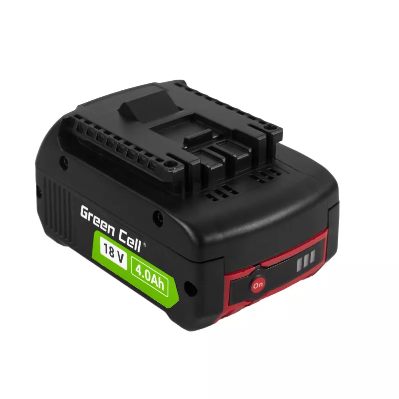 Green Cell PTBO18V4 belaidžio įrankio akumuliatorius 18V 4Ah Li-Ion, skirtas Bosch elektriniams įrankiams, pakaitalas GBA1600Z00038