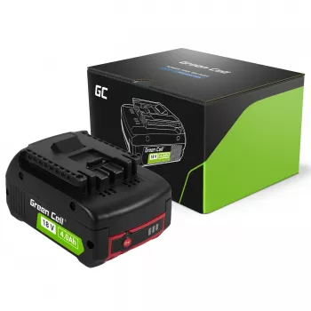 Green Cell PTBO18V4 belaidžio įrankio akumuliatorius 18V 4Ah Li-Ion, skirtas Bosch elektriniams įrankiams, pakaitalas GBA1600Z00038