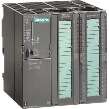 Siemens SIMATIC S7-300 CPU 314C-2 DP Compact CPU su MPI, 24 DI/16 DO, 4 AI/2 AO, 96 KB darbo atminties