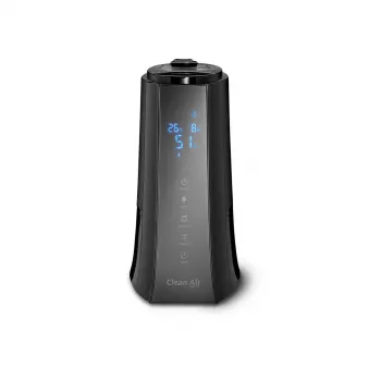 Clean Air Optima CA-603 Ultragarsinis drėkintuvas su jonizatoriumi, 5,5 l, šaltas ir šiltas rūkas, iki 60 m², jutiklinis skydelis, nuotolinio valdymo pultelis, „Wi-Fi“ programa