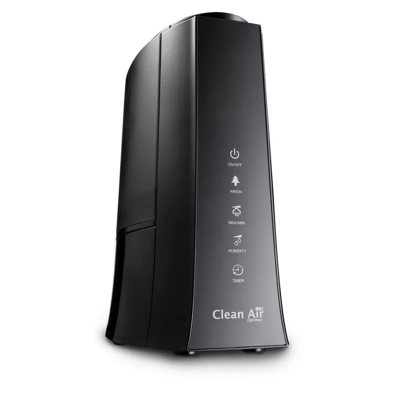 Clean Air Optima CA-603 Ultragarsinis drėkintuvas su jonizatoriumi, 5,5 l, šaltas ir šiltas rūkas, iki 60 m², jutiklinis skydelis, nuotolinio valdymo pultelis, „Wi-Fi“ programa