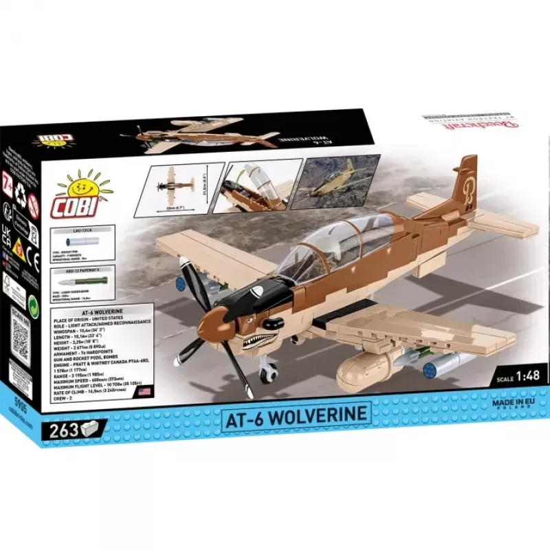 COBI 5905 AT-6 Wolverine konstravimo kaladėlių rinkinys