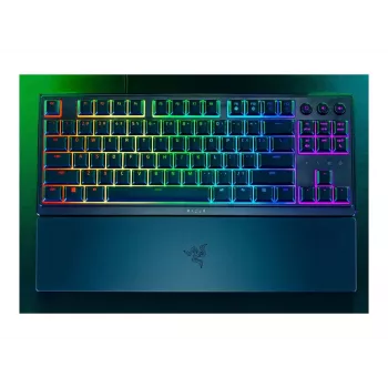 Razer Ornata V3 Tenkeyless mechaninė žaidimų klaviatūra, laidas, RGB LED, juoda, NORD išdėstymas
