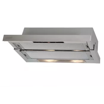 CATA TF 5260 X ištraukiamas gartraukis 60 cm 325 m³/h slankiojantis valdymas LED nerūdijantis plienas energijos klasė D