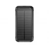 “PowerNeed S20000Q 20000mAh Outdoor Solar Power Bank with Wireless Charging, QC3.0 & PD 20W, Black”