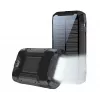 “PowerNeed S20000Q 20000mAh Outdoor Solar Power Bank with Wireless Charging, QC3.0 & PD 20W, Black”