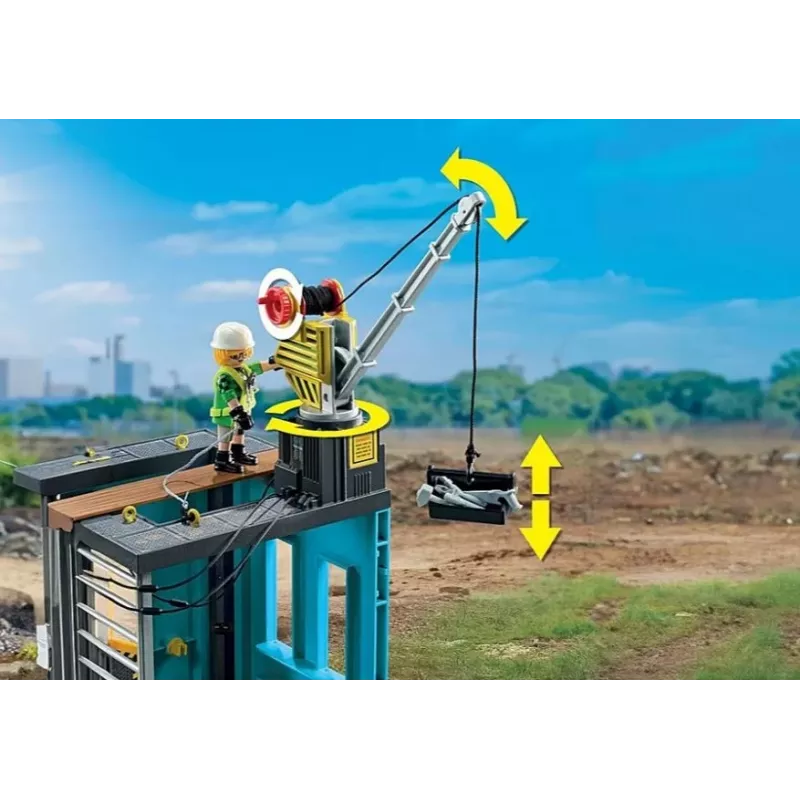 Playmobil Action Heroes 71650 Statybos aikštelės žaidimų rinkinys