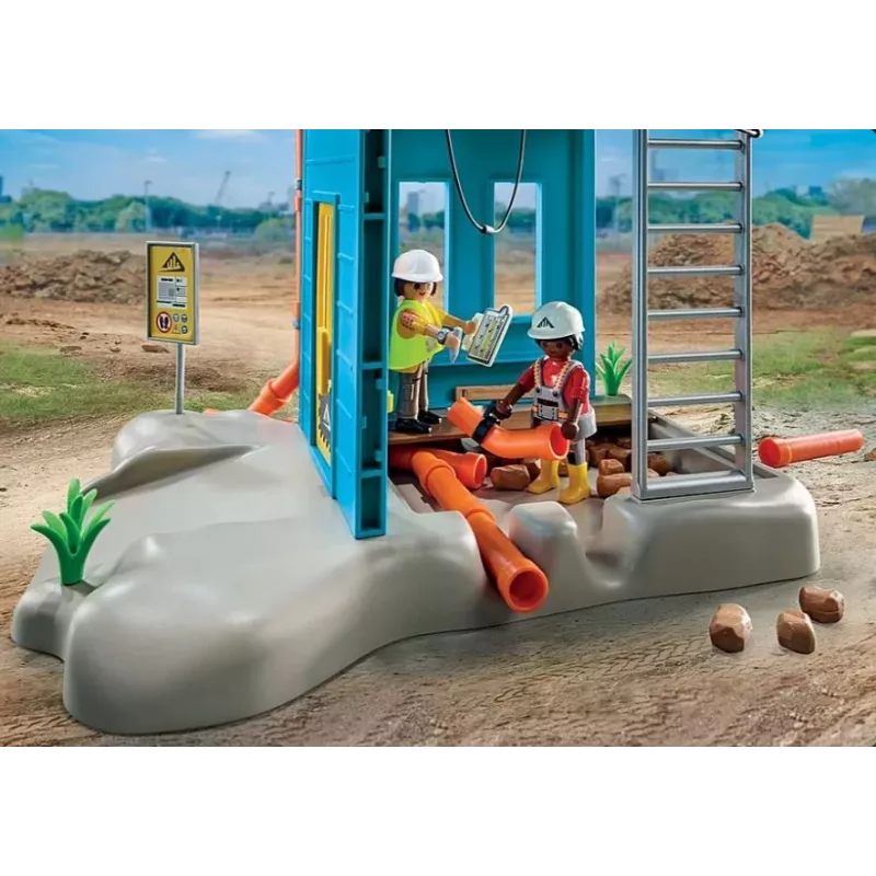 Playmobil Action Heroes 71650 Statybos aikštelės žaidimų rinkinys