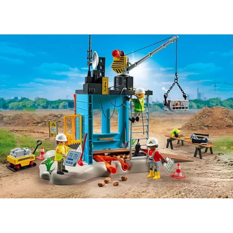 Playmobil Action Heroes 71650 Statybos aikštelės žaidimų rinkinys