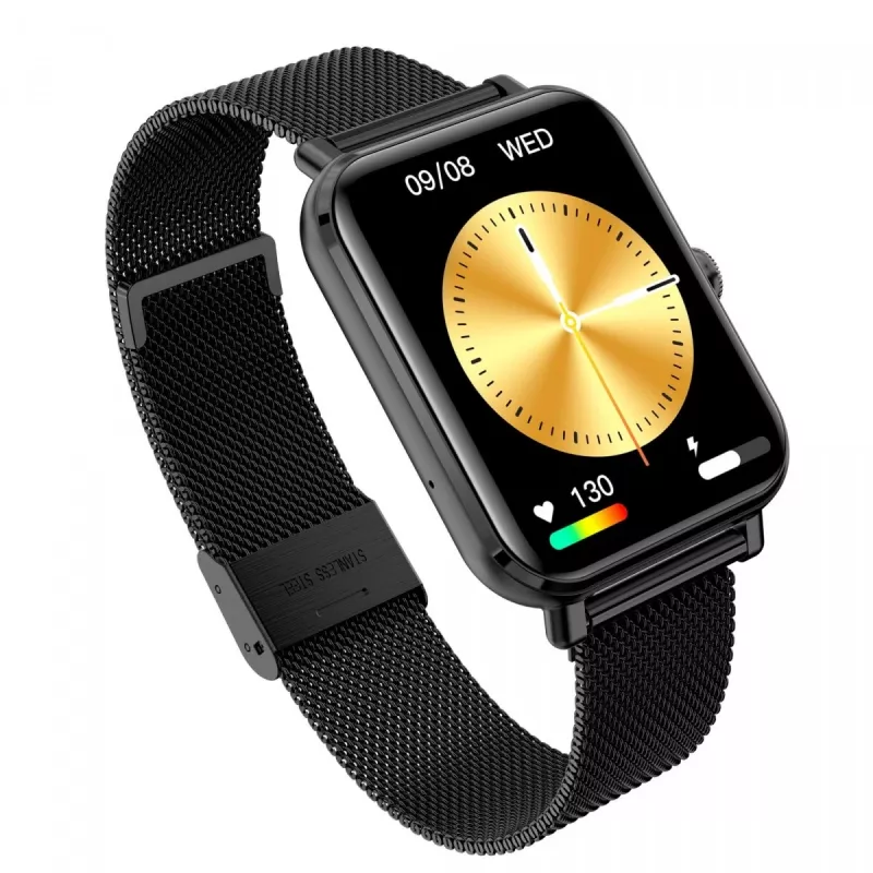 Išmanusis laikrodis Garett GRC CLASSIC Black Steel
