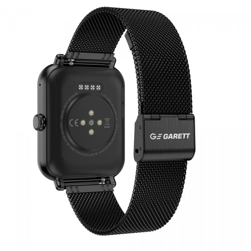 Išmanusis laikrodis Garett GRC CLASSIC Black Steel