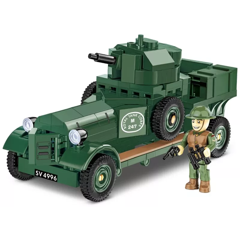 COBI KLOCKI Historical Collection Rolls-Royce Armoured Car 1920 Pattern Mk I Konstrukcinis Rinkinys (226 Detalės)