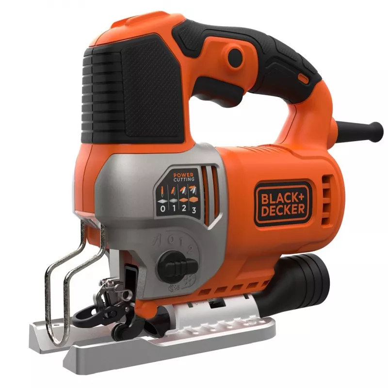 Black & Decker BES610-QS elektrinis siaurapjūklis 600W su švytuokliniu judesiu