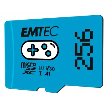 EMTEC Gaming MicroSDXC 256GB UHS-I U3 V30 A1 atminties kortelė