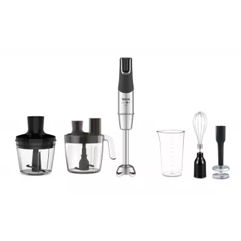 Tefal Infinity Force Pro 5in1 HB95LD38 Panardomasis Blenderis, 1200 W, Juodas/Nerūdijantis Plienas