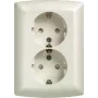 Siemens Schuko dvigubas lizdas 10/16A 250V 5UB2211 – Maitinimo tinklo priedai