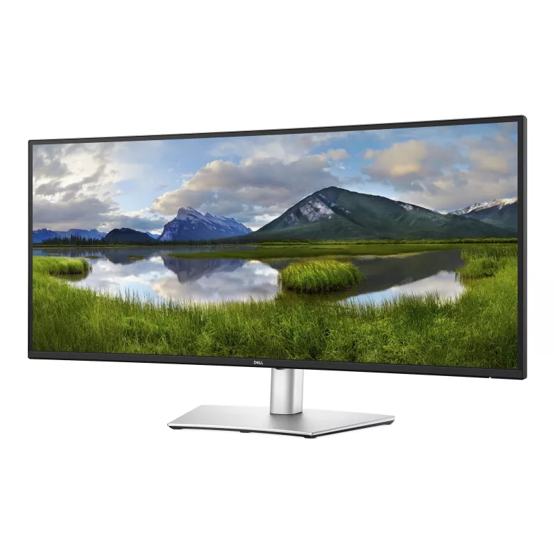 Dell P3425WE 34 inch IPS 21:9 100 Hz 5 ms 3440x1440 WQHD USB-C Hub Monitor su 90W galios tiekimu, aukščio reguliavimu, pasukimu, pakreipimu, 5 metų garantija