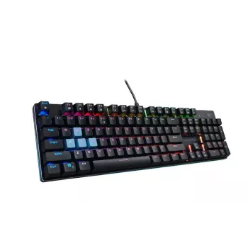 Acer Predator Aethon 303 Gaming Keyboard – laidinis, Kailh Blue mechaniniai jungikliai, RGB apšvietimas, US išdėstymas, juoda