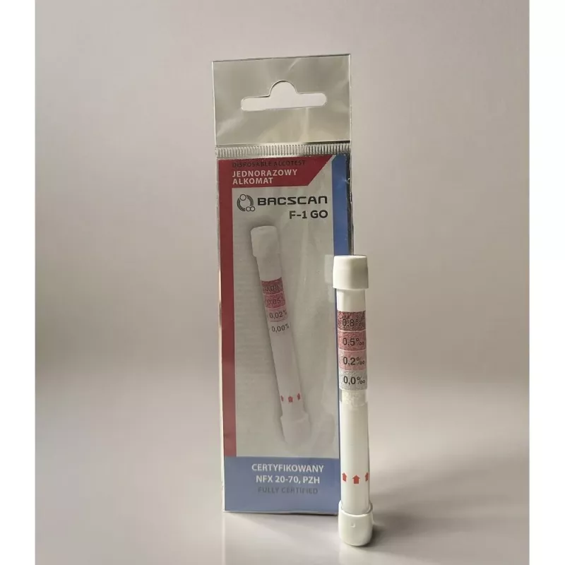 BACscan F-1 GO Disposable Chemical Breathalyzer
