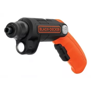 Black & Decker BDCSFL20C-QW 3,6 V belaidis atsuktuvas su žibintuvėliu, juoda/oranžinė