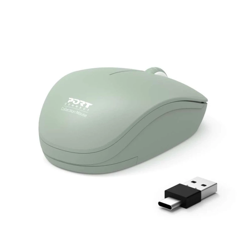 PORT DESIGNS PORT CONNECT Mouse Collection II Wireless 2,4 GHz Olive Green