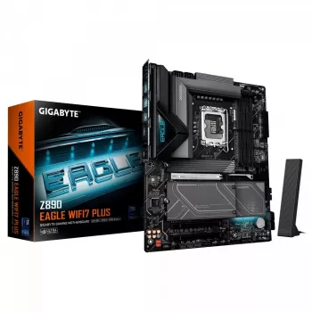 GIGABYTE Z890 EAGLE WIFI7 P LGA1851 ATX pagrindinė plokštė, DDR5, Wi-Fi 7, 2.5GbE, USB4 Type-C