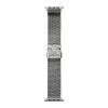 LAUT SATURN LOOP Titanium Woven Mesh Band, Space Grey, Apple Watch