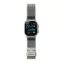 LAUT SATURN LOOP Titanium Woven Mesh Band, Space Grey, Apple Watch