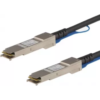 StarTech.com 3m QSFP-H40G-CU3M suderinamas QSFP+ tiesioginio prijungimo varinis kabelis – 40G QSFP+ pasyvus twinax kabelis – SFF-8436 – juodas