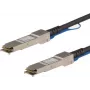 StarTech.com 3m QSFP-H40G-CU3M suderinamas QSFP+ tiesioginio prijungimo varinis kabelis – 40G QSFP+ pasyvus twinax kabelis – SFF-8436 – juodas